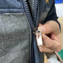 비너형 만능 지퍼고리 손잡이 실버 5P 머리 셀프수리