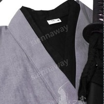검도복 일본 전통 사무라이 유니폼 검도 도복 넓은 긴 소매