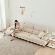 이노센트 감성 조야원단 패브릭 4인용소파 i101961, 베이지