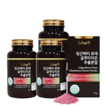 스캇나인 링곤베리 퓨레 글루타치온 추출분말 120g, 3개