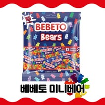 베베토 미니 베어 젤리, 100g, 3개