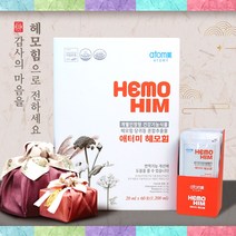 애터미 헤모힘 해모힘 Hemohim 1개월 60개 [명절선물은 헤모힘 박스정품으로!] + 선물 실크보자기, 1개, 60포