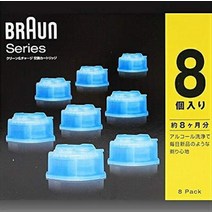 BRAUN 면도기용 세정액(8개입)