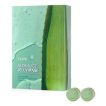 김정문알로에 라 센스 로어 큐어 알로에 슬라이스 젤리 시트 마스크 300ml + 체험키트, 10개입, 5개