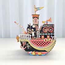 아이룸데코 DIY 오르골 만들기 로보타임 뮤직박스, 오르골 고양이