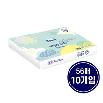 잘풀리는집 여행용티슈 56매, 10개