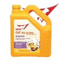 제커 GDI 올인원 5W30 가솔린LPG전용 SP SN+ 4LT, 5리터
