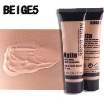 촉촉한 커버 커버력좋은 파운데이션 광채 스틱 물광 하이라이터 건성 복합성 매트 쿠션 컨실러 프라이머 블러셔 미스 로즈 37ml 리퀴드 크림 소프트 롱웨어 오일 컨트롤 패션 뷰티, 베이지 5