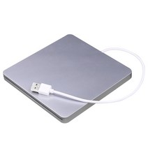 광학 드라이브 외장 CD롬 usb dvd 외부 dvd rw 레코더 레코더 슬롯 로드 cd rom 플레이어 for apple macbook pro laptop pc, 은