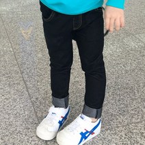 이유까까 아동용 롤업데님 팬츠 바지