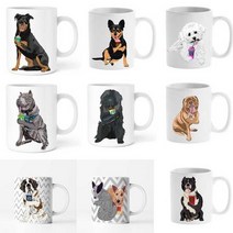 동물캐릭터 주문제작 머그컵 스타벅스 카툰머그컵, 13_MTF0144_닥스훈트