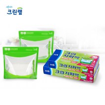 크린랩 크린 지퍼백 스탠딩 액상용 중형 600ml 10매/30매/50매, 중형 600ml 10매 x5개