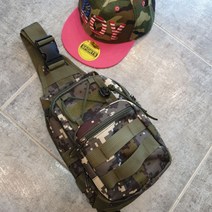 국산 키즈 밀리터리 백팩 겸 크로스가방