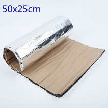 차량방음 베이스트랩 흡음 Interior Soundproof Pad Car Deadening Mat Firewall Insulation Noise Insulator Double, 01 주황색
