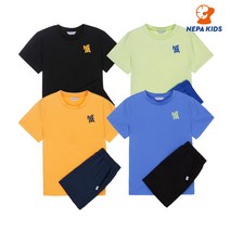 네파 키즈 네파키즈 본사 KID5951 놀자 반소매 세트