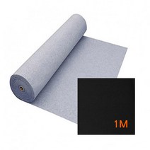 36M 잘라쓰는 블랙 부직포 바닥 카페트 롤매트 파인텍스 전시장, 비방염 블랙 36M