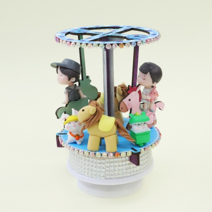 회전목마 오르골 2인set (천공의성 라퓨타 OST-너를 태우고)