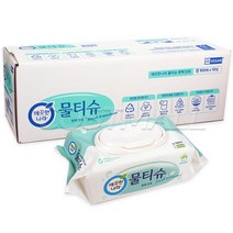깨끗한나라 물티슈 편백민트 (캡형) 100매 x 10개 코스트코, 100매입