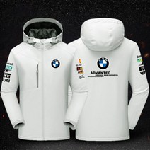 BMW슬림자켓 BMW바람막이 오토바이자켓 바막 방수 방풍 방한, L, 하얀색 / 2