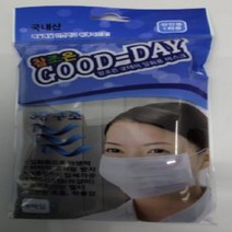 국산 참조은굿데이부직포마스크(그레이색)(8매/20개)