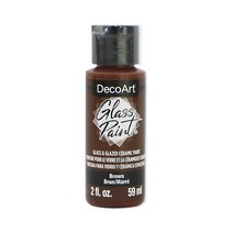 공예몰 DecoArt Glass Paint 2oz 18 Brown 반무광 유리 세라믹 물감