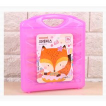 여아 크레파스 36색(핑크), 36색