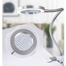 타투팔걸이 타투체어 타투의자 타투베드 microblading 문신 8x 돋보기 램프, white with magnifier_2