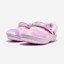 (국내매장판) 크록스 털신 클래식 퍼 슈어 CRS207303 BALLERINA PINK/WHITE