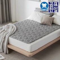 곰표한일 무자계 빅터그레이 전기요 장판 물세탁가능, 곰표한일 무자계 빅터그레이 중형