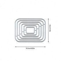 토퍼기계 레터링 커팅기 사각형 원형 오각형 레이스 절단 다이 컷 금형 루틴 시리즈 스크랩북 종이 공예 칼, 10 10