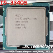 지널 인텔 코어 I5-3340S 2.80GHz 6M LGA1155 65W 데스크탑 프로세서 듀얼 코어 CPU HD 그래픽 I5 3340S, 한개옵션0