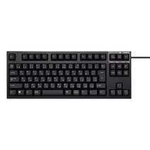 REALFORCE 리얼 포스 히가시 프레 R3S 키보드 정음 45g 유선 USB TKL 사이즈 정전 용량 무접점 방식 Windows 레이저 인쇄 가나있어 일본어 배열 91 키 블랙 R3SC11