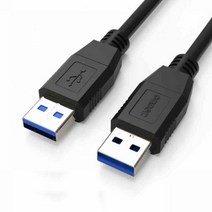 USB 3.0 남성-남성 데이터 확장 케이블 5G 전송 충전 컴퓨터 TV 호환 USB 2.0 케이블 USB, 3m_Black