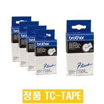 [정품공식총판] 브라더 라벨프린터 BL-3000 BL-5000용 TC-TAPE TC-601(노랑바탕/검정글씨), TC-601 (12mm 노랑바탕/검정글씨), 1개