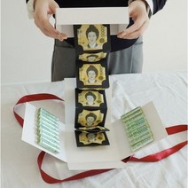 서프라이즈 반전 용돈 박스 상자 부모님 생일 생신 선물 현금 돈 이벤트, 용돈상자+머니홀더