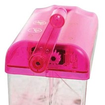 종이분쇄기 사무실 학교 가정용 문서세단기a6 paper shredder for bills 영수증 카드 편지 문서 티켓 easy 스트립 커터 핸드 커팅 머신 조용한, 박