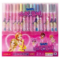 동아 샤프식색연필16색 여아용, 1개, 16색