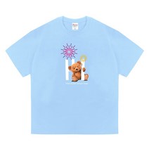 KellyDolly 브랜드 애니멀 티셔츠 기능성 면티 남자 여성 반팔티