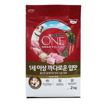 강아지사료 원 1세이상 까다로운 입맛 2kg(닭고기와쌀, 상세페이지 참조