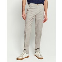 22SS [populet]베이지 체크 린넨혼방 팬츠 WHPA2B403I2