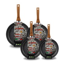 이태리 플로날 논스틱 화강코팅 후라이팬5종 택1 인덕션후라이팬 궁중팬 가정용 업소용팬, 프라이팬30cm