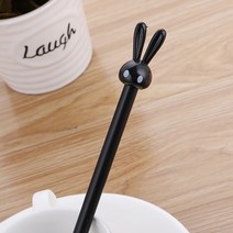 깜찍 토끼 볼펜(0.5mm)(블랙) / 토끼 중성볼펜, 상세 참조