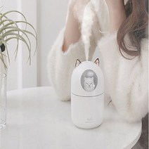 야옹이 아이방 세척 쉬운 청소 편한 신생아 미니 캠핑 가습기, 민트