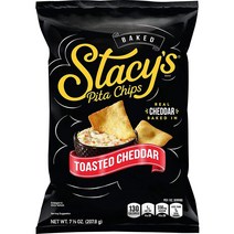 스테이시스 피타 칩 토스티드 체다, 207.8g, 1개