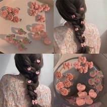 귀여운 미니 포인트 집게핀 잔머리 헤어핀 1p 머리핀