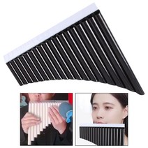 팬플룻 악보 오카리나 오보에 팬 플루트 C 키 블랙 18 튜브 소형 수지 소재 휴대하기 쉬운 편안한 홀드