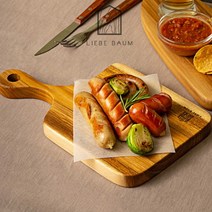 [천삼백케이] [리베바움] 프리미엄 원목도마 골든티크우드 피크닉03 각인가능, 각인서비스요청