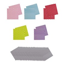 야외파티 돌잔치 이베트 땡땡이 냅킨 20P 테이블소품 식탁용장식 뽑아쓰는, 라임