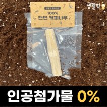 생활픽 강아지 커피나무 우드스틱 S, 2개