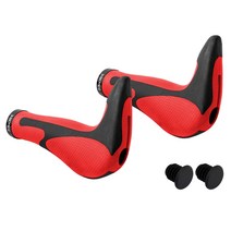 GORIX 고릭스 GX-849AD3-L1-G2 자전거 에르고 그립 + 바 엔드 (레드)